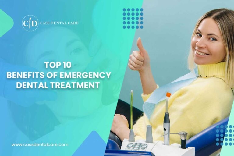 Benefits of emergency dental treatment