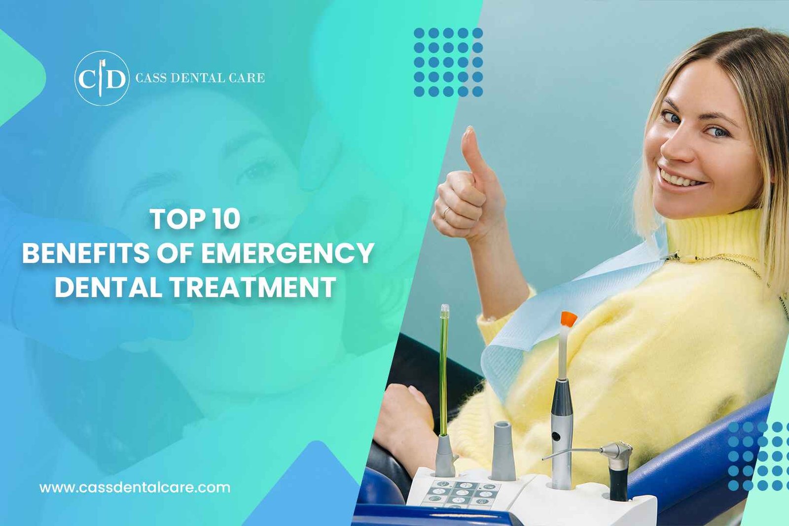 Benefits of emergency dental treatment